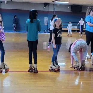 Beginner skate lessons.