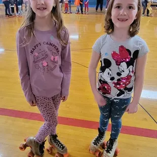 First lesson complete and they're now less likely to fall...as much. They had a great time and learned some great skills.