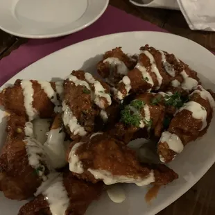 Hot ranch wings