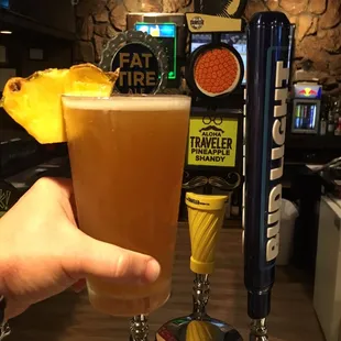 Pineapple shandy....perfect night cap!!!!