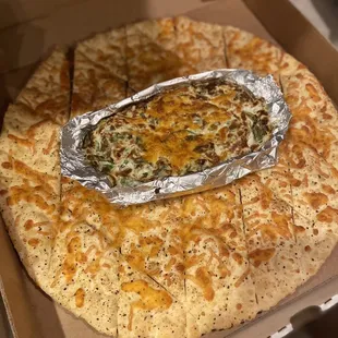 Spinach Dip &amp; Flatbread