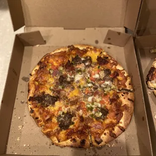 Bacon Cheeseburger Pizza