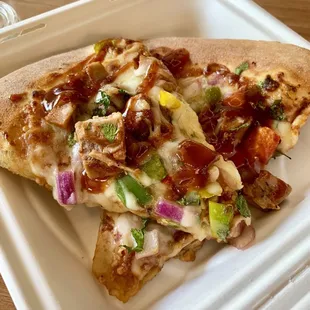 BBQ Pulled Pork Pizza.
