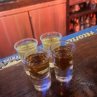 Pickle back shot
