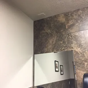 If you need an outlet in the ceiling in the bathroom, they have one