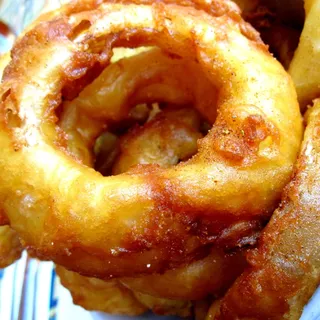 Beer-Battered Onion Rings