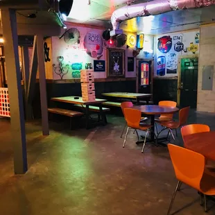 the interior of a restaurant