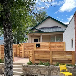 Plenty of room on attached outdoor patio. Soon will be getting more seating and shading.