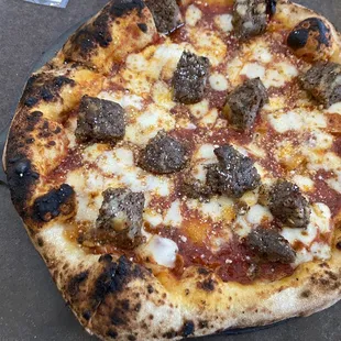 Meatball Pizza