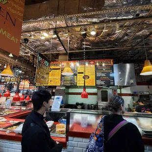 customers at a deli