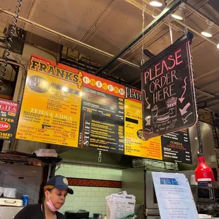 a woman behind the counter