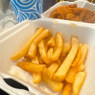 old fries and the amount smh lol