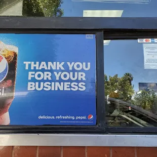 Drive thru window