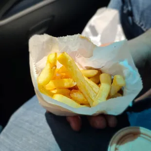 Thick fries, pretty tasty