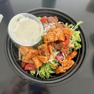 1/2 Buffalo chicken salad