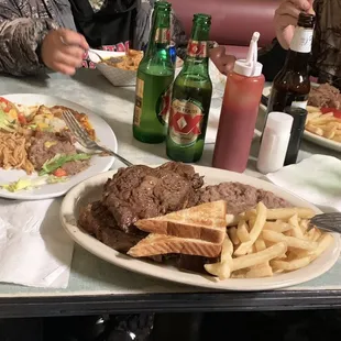 16oz T-bone &amp; Mexican plate.
