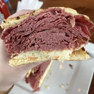 One of the best Corned beef sandwiches I ever had... slaw was great on it!