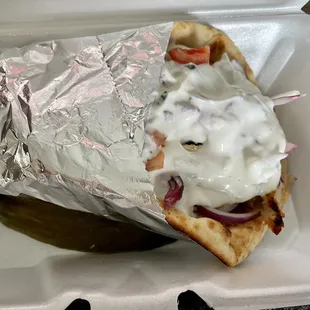 Chicken Gyro Sandwich a la Carte