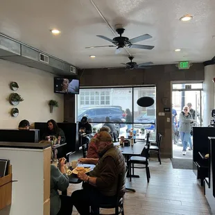 diners and dining area