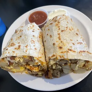Big breakfast burrito