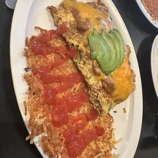 Enchilada Omelette