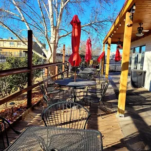 Outside seating