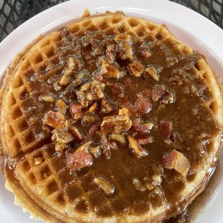 Pecan and Bacon Waffles