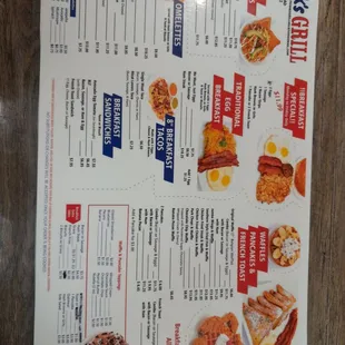 Menu Side 1