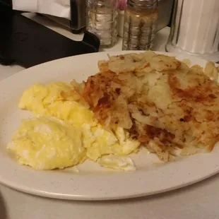 Hash brown and eggs have to pay separate for each side