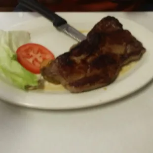 Steak and egg breakfast