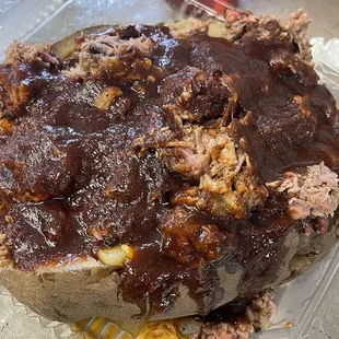 Brisket baked potato was MASSIVE