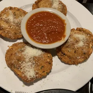 Fried Ravioli with Marinara