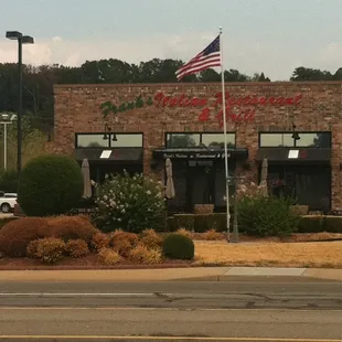 the front of the restaurant