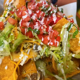 Loaded Nachos- big enough to share