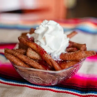 Churro Funnel Cake