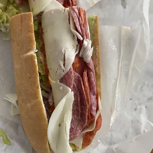 a sub sandwich