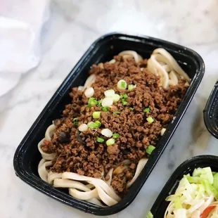 Szechuan Style Dan Dan Noodles with pork