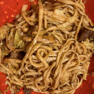 Frank's Signature Stir Fried Handmade Pork Belly Noodles