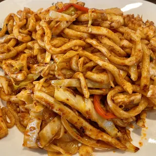 Handmade Noodles with Black Bean Sauce