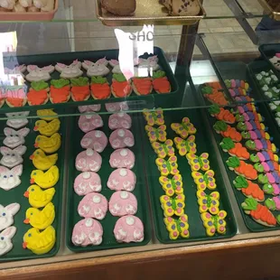 Spring cookie selection