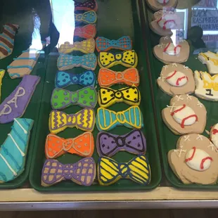 The spring/Father's Day selection of cookies