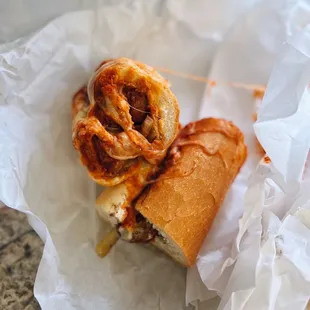 #5 Sausage (mild) / $8.49 (small)