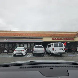 Right next to 7-Eleven.