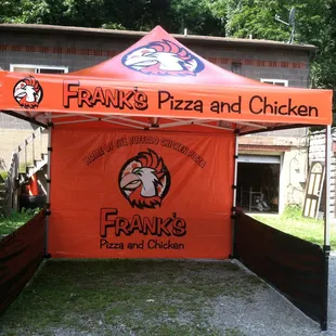 Our new customized tent for community events, looks Awesome!