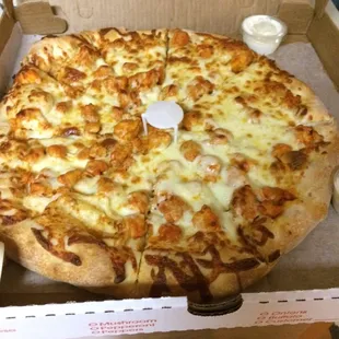 Buffalo chicken pizza