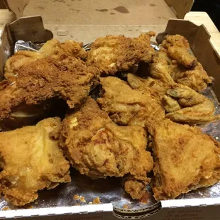 Broasted chicken... Yum!