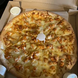 Buffalo chicken pizza