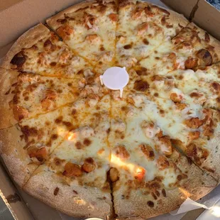 Buffalo chicken pizza