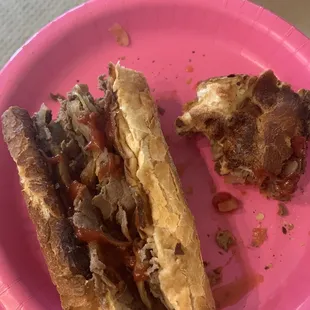 Regular cheesesteak burnt edges, dry steak, barely any cheese.. EXPENSIVE!