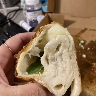 Even more raw dough.
